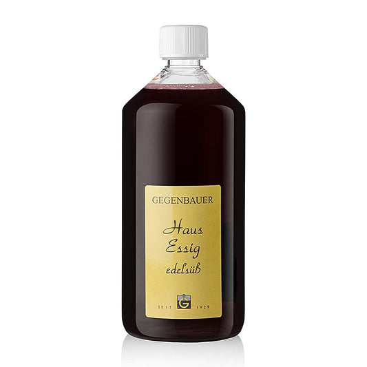 Gegenbauer - Haus-Essig, edelsüß, rot, 5% Säure, 1 l