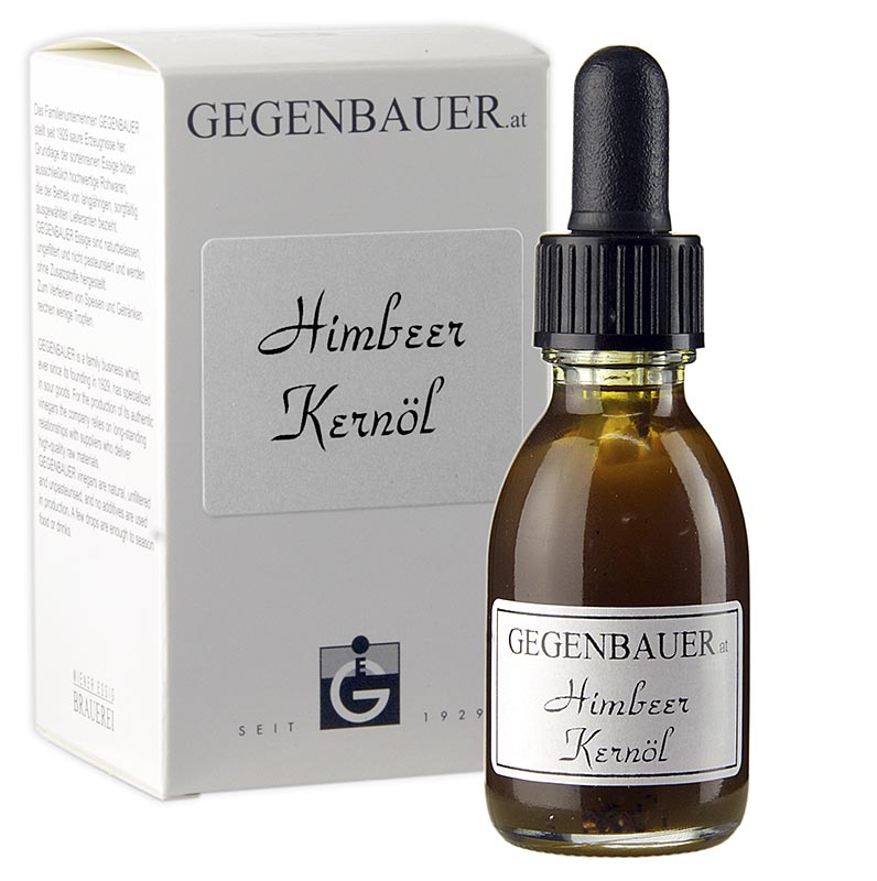 Gegenbauer - Huile de pépins de framboise, en flacon compte-gouttes, 30 ml