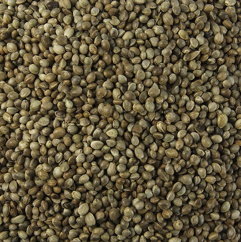 Graines de chanvre, non décortiquées, non grillées, BIO, 1 kg