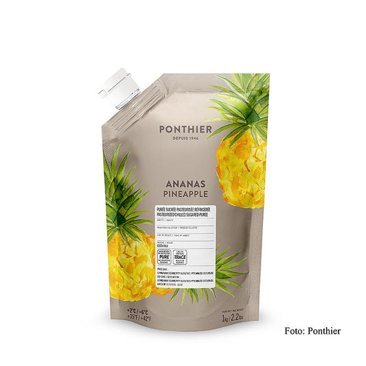 Ponthier - Püree - Ananas, mit Zucker, 1 kg