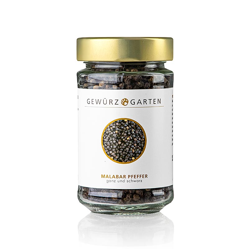 Gewürzgarten Malabar Pfeffer, schwarz, ganz, 120 g