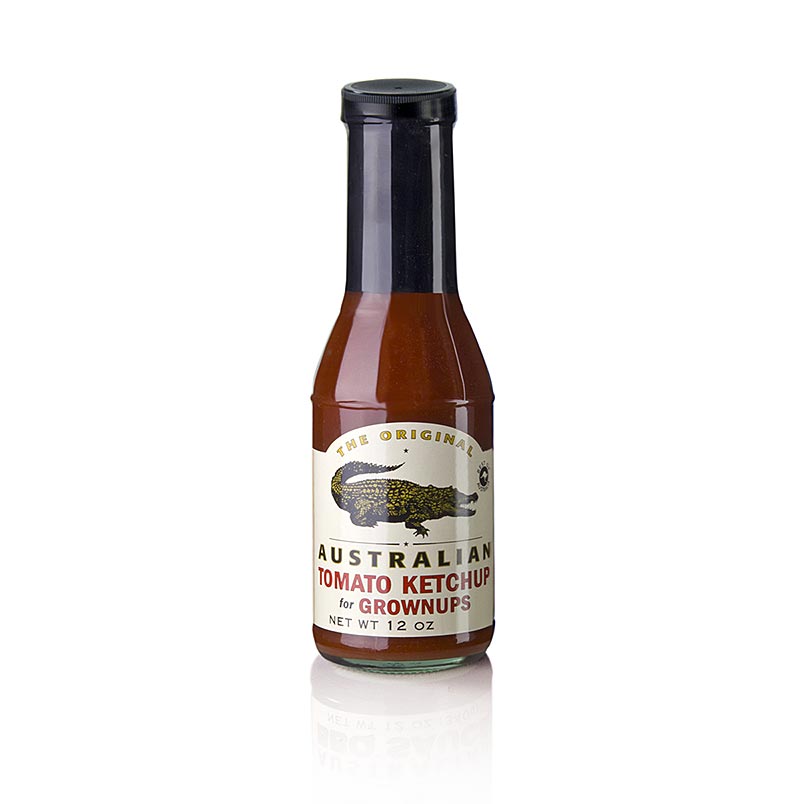 Australian Tomato Ketchup, leichte Jalapeno-Schärfe, The Original, 355 ml