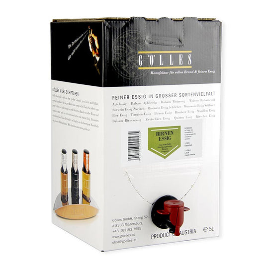 Gölles Vinaigre de poire, 5% d'acidité, 5 l