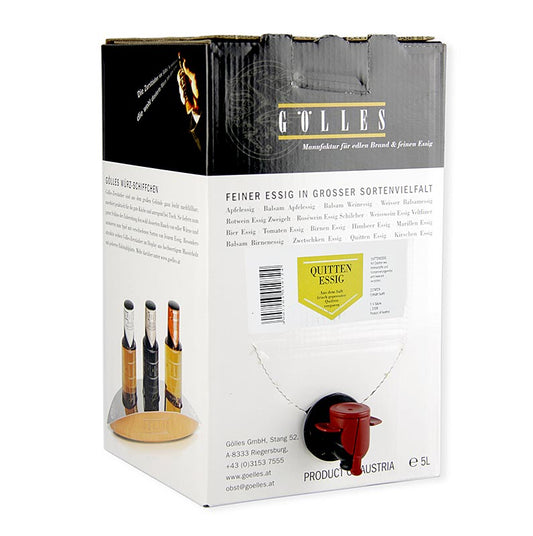 Gölles Vinaigre de coing, 5% d'acidité, 5 l