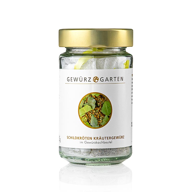 Gewürzgarten Schildkröten Kräutergewürz, in Gewürzkochbeuteln, 21 g, 6 x 3,5g