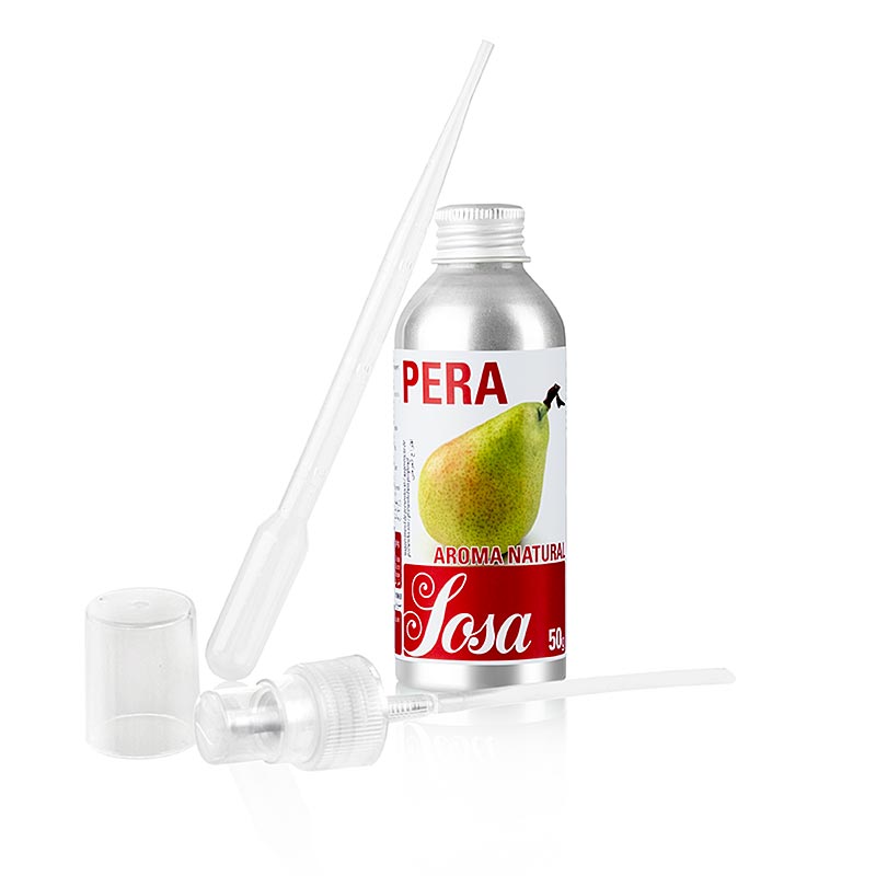 Sosa - Aroma naturale alla pera, liquido, 50 g