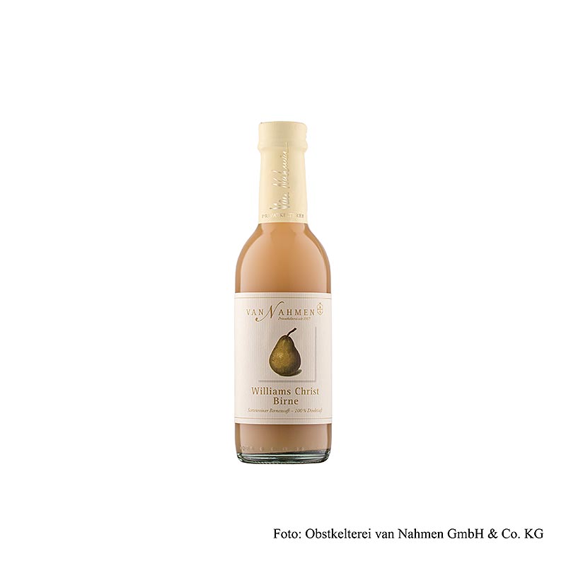 van Nahmen - Succo di pere Williams Christ, 100% succo puro, 250 ml