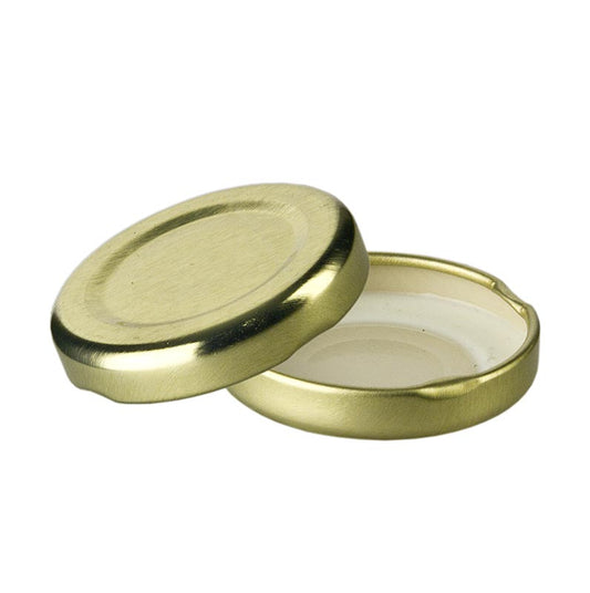 WECK - Deckel, gold, für Sechseckglas, 43mm, 45,47,53 ml, 1 St