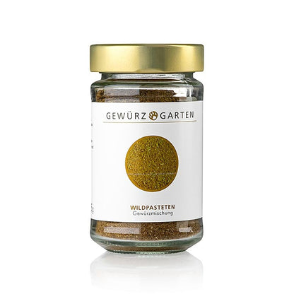 Gewürzgarten Wildpasteten Gewürzmischung, 95 g | Salz, Pfeffer, Gewürze, Aromen,Trockengemüse | thungourmet