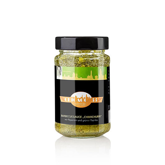 CHICAGO '33 Chimichurri, verde, salsa BBQ con peperoni verdi e peperoncini, 225 ml