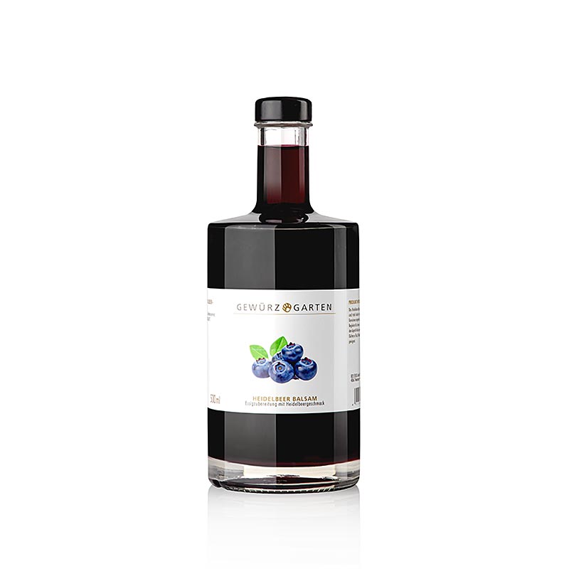 Balsamo al mirtillo, preparazione di aceto al sapore di mirtillo/mirtillo, 500 ml