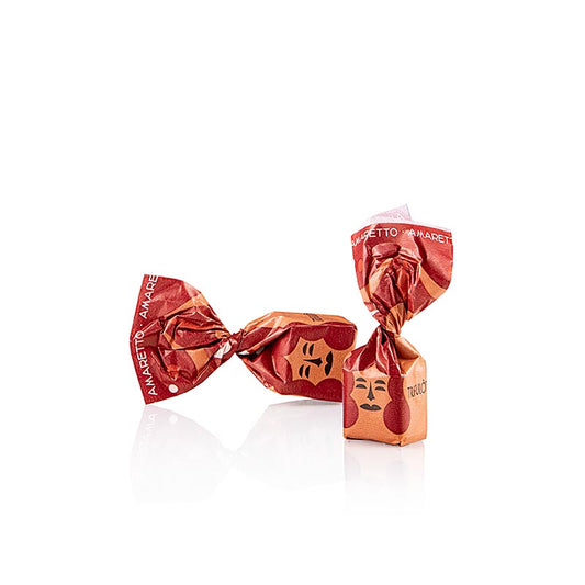Tartuflanghe Mini Trüffelpralinen "trifulòt", Amaretto, mit Mandeln, rosa, ca. 7 g 1 kg
