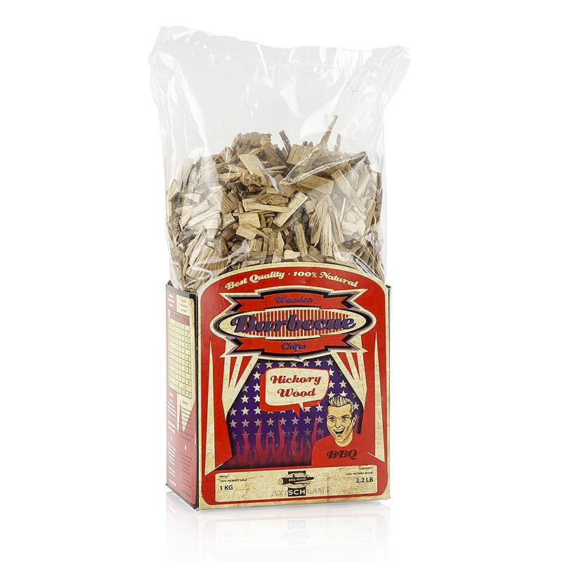 Axtschlag - Grill BBQ - Trucioli per affumicatura in legno di hickory, 1 kg