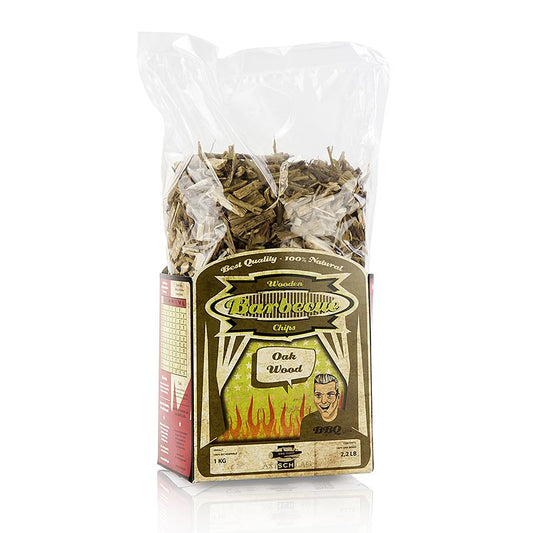 Axtschlag - Grill BBQ - Trucioli per affumicatura in legno di quercia (Oak), 1 kg