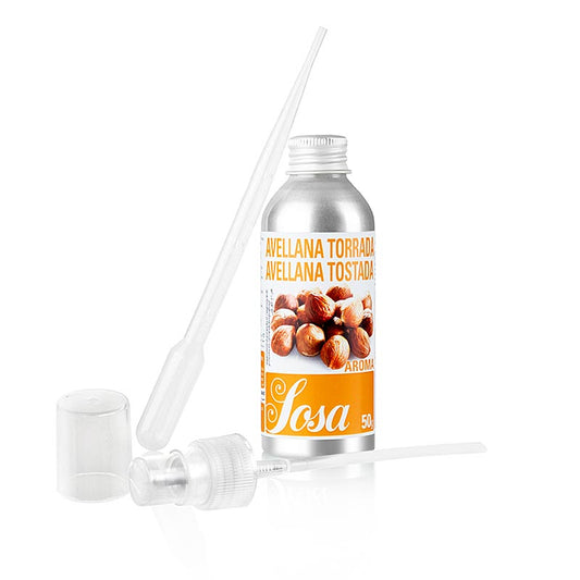 Sosa - Arôme naturel de noisette torréfiée, liquide, 50 g