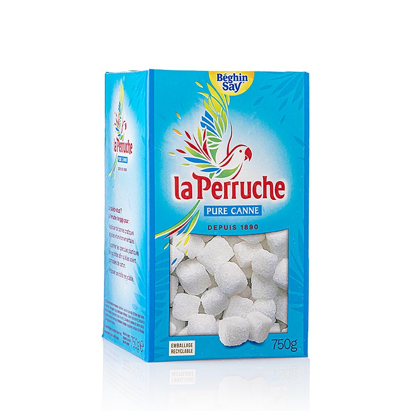 Zucchero di canna, bianco, in cubetti, La Perruche, 750 g