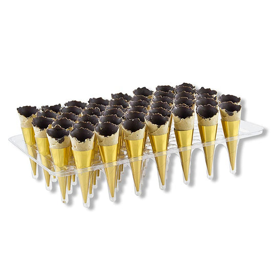 Mini-croissants Or, tartinés de chocolat noir,ø 3x7cm, 1,2 kg, 180 pcs