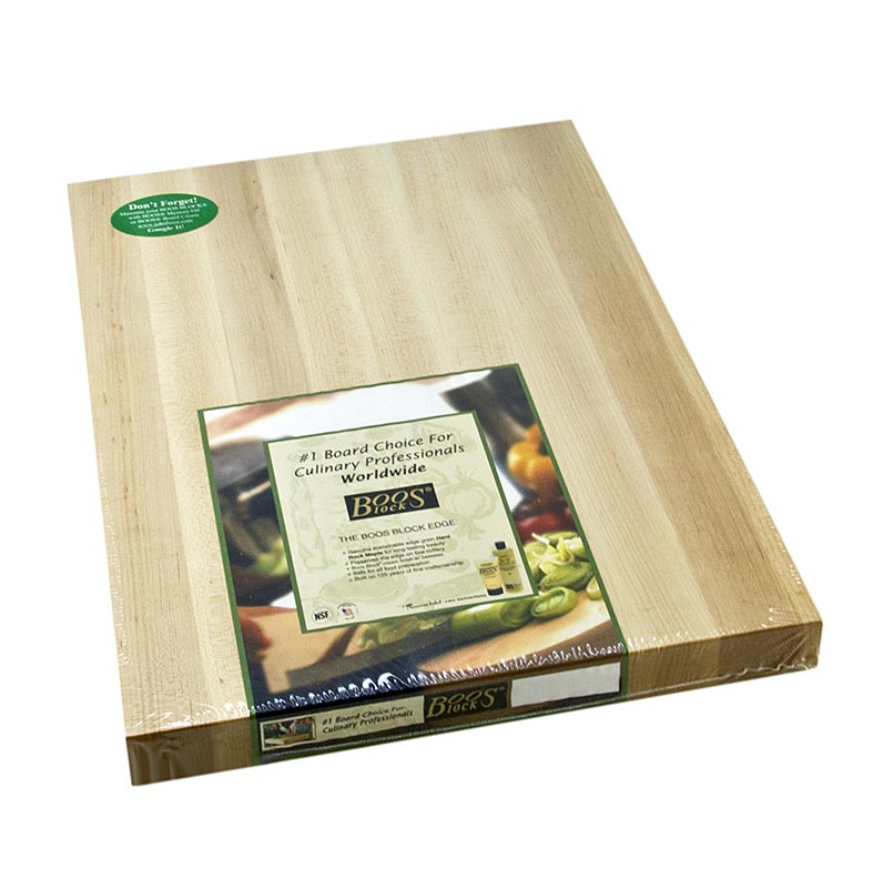 Tagliere Boos Block Chop-n-Slice in acero, 51x38x3cm, senza canale di scolo, 1 pz.