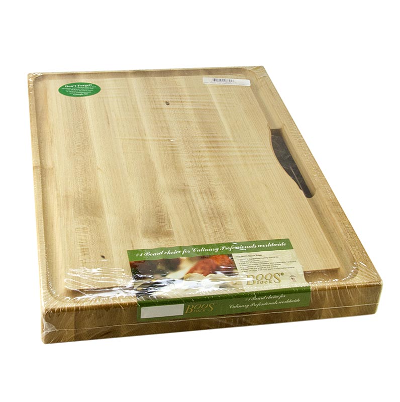 Tagliere Boos Block Prep Master in acero, 61x46x6cm, con vassoio di raccolta, 1 pz.