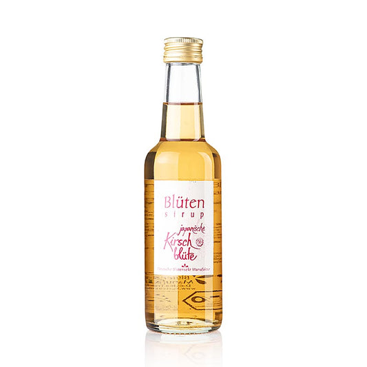 Deutsche Blütensekt Manufaktur - Sirop de fleurs de cerisier japonais, 1:10, BIO, 250 ml
