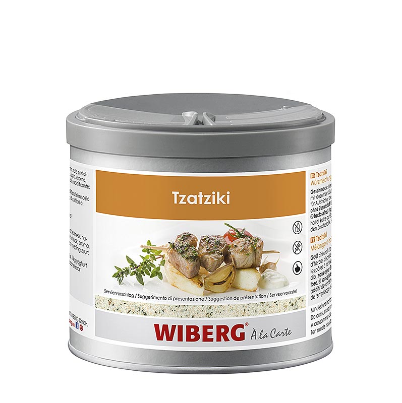 Wiberg Tzatziki, miscela di spezie, per 8 kg, 300 g