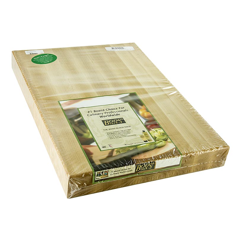 Tagliere Boos Block RA02 in acero, 51x38x6cm, senza canale di scolo, 1 pz.