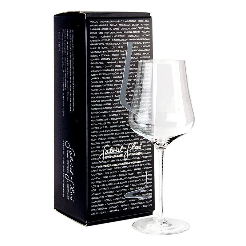 GABRIEL - GLAS© STANDARD, Weinglas, 510 ml, maschinengeblasen, im Geschenkkarton, 1 St | Non Food / Hardware / Grillzubehör | thungourmet