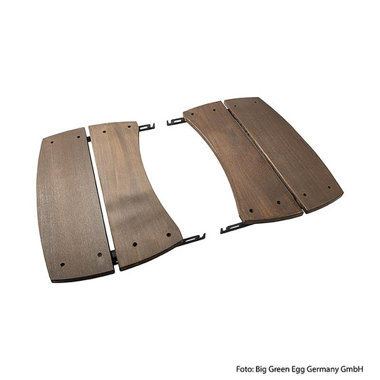 Big Green Egg - Ripiano laterale per la legna (2 Pezzi) - pieghevole - EGG Mates - per modello Medium, 1 pz