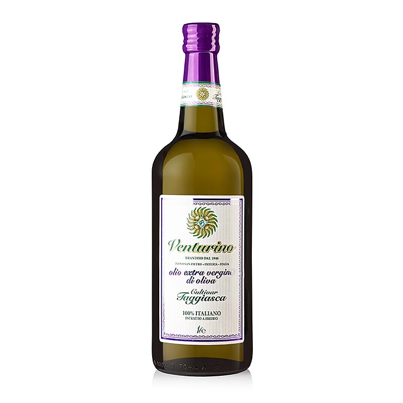 Huile d'olive , Venturino, 100 % olives Taggiasca, 1 l