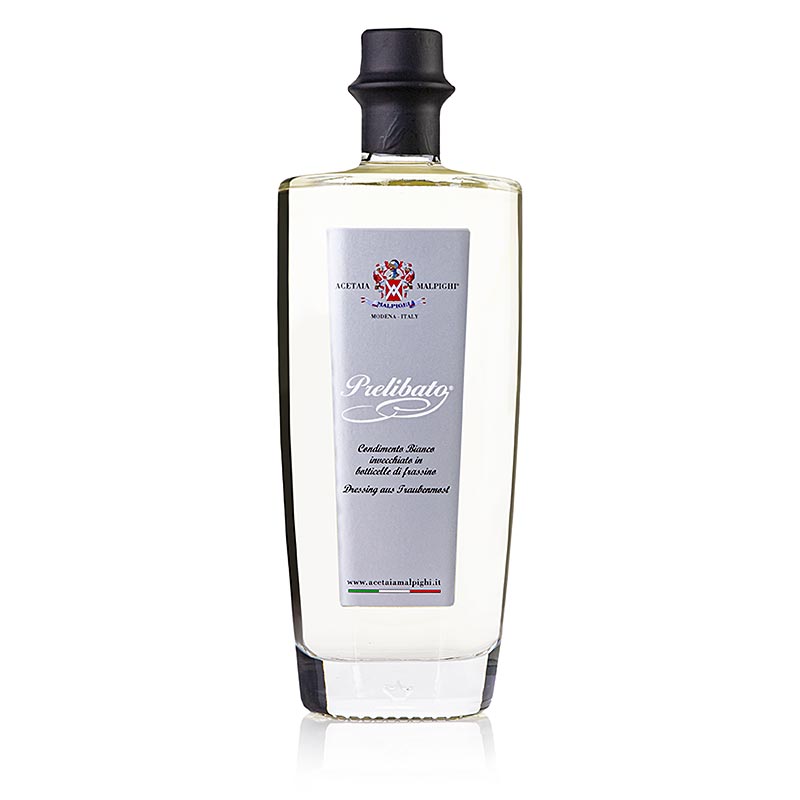 Prelibato, Balsamico Bianco Condimento, 5 ans, fût de frêne, Malpighi, 500 ml