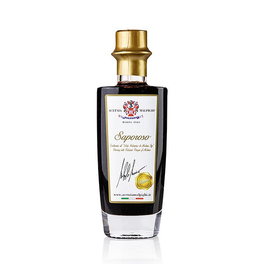 Balsamico Condiment "Saporoso Riserva", 8 Jahre, Eichen- & Akazienholz, Malpighi