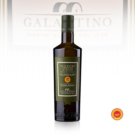 Huile d'olive , Galantino « Terra di Bari DOP/AOP », au goût fruité intense, 500 ml