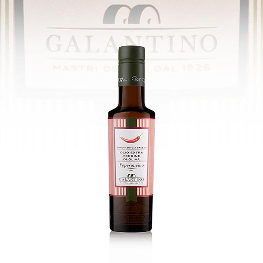Huile d'olive Galantino aux piments - Pepperolio, 250 ml