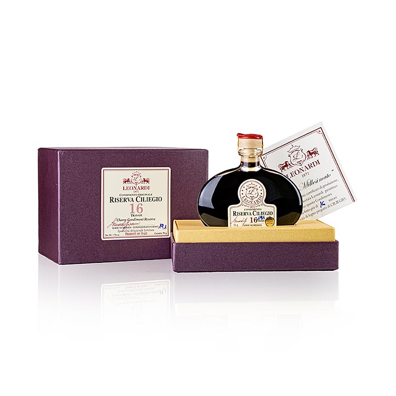 Leonardi - Gran Riserva Condimento, 16 anni, botte di ciliegio, 50 g