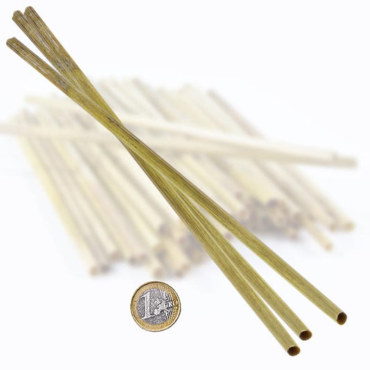Cannucce naturali "Strohmi", per bevande lunghe, 22 cm, 250 pz.