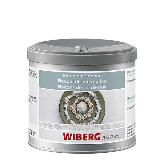 Wiberg Flocons de sel de mer, séchés au soleil, 350 g