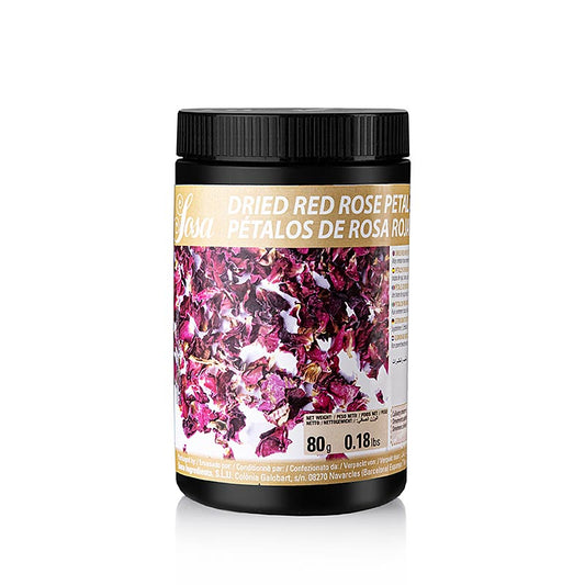 Sosa Pétales de rose séchés, non confits (38934), 80 g