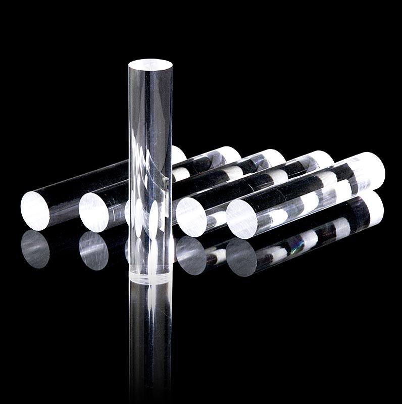 Fillini Maker Tiges en verre acrylique, ø 20mm, 105mm de haut, 6 pces