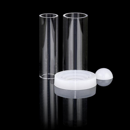 Fillini Maker Test-Set Mini : plaque de base, tube 30&40mm, bouchon de remplissage 30mm, 4 pcs.