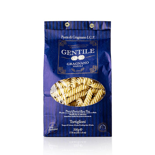 Pastificio Gentile Gragnano IGP - Tortiglioni, bronzegezogen, 500 g