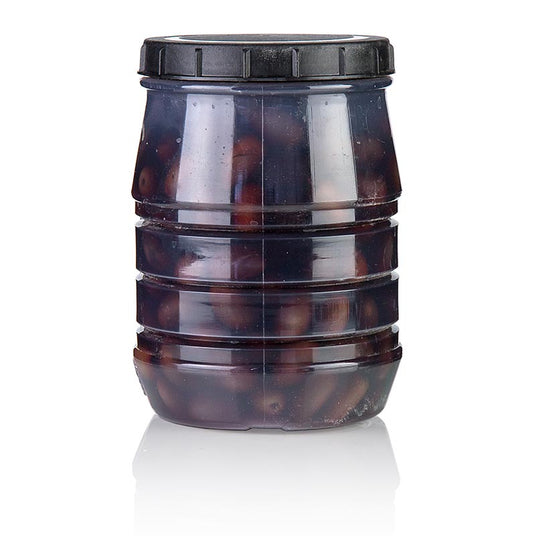 Olives noires dénoyautées, olives Kalamata, en saumure, Linos, 1,5 kg