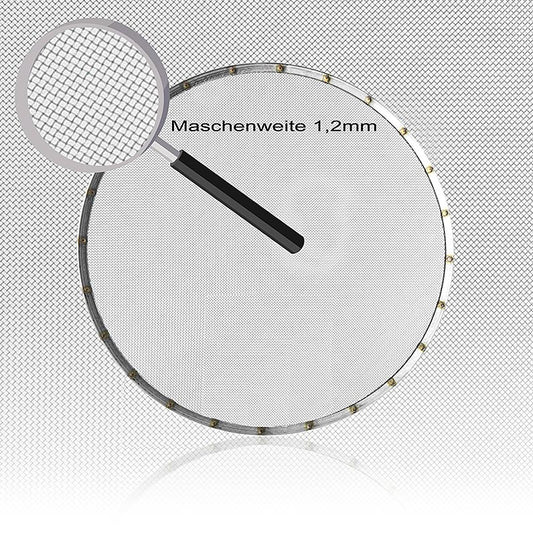 Tamis de rechange pour tamis de passe (art35345), ø 30, 1,2ouverture de maille, 1 pc
