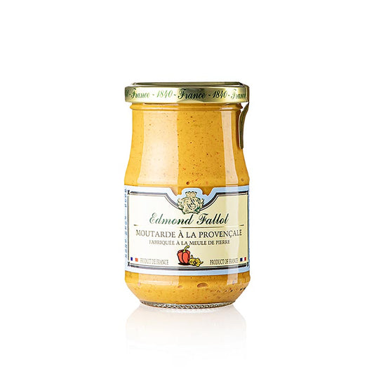 Fallot - Senf, fein, mit Paprika und Knoblauch, scharf (provencale), 190 ml