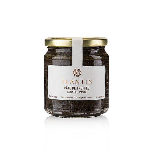 Pâte de truffe noire, à base de 70 % de truffes d'Asie, Plantin, 280 g | Truffes fraîches, en conserve, huiles, produits | thungourmet