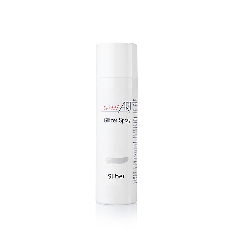 Spray scintillant, argenté brillant, Sweet Art, 250 ml
