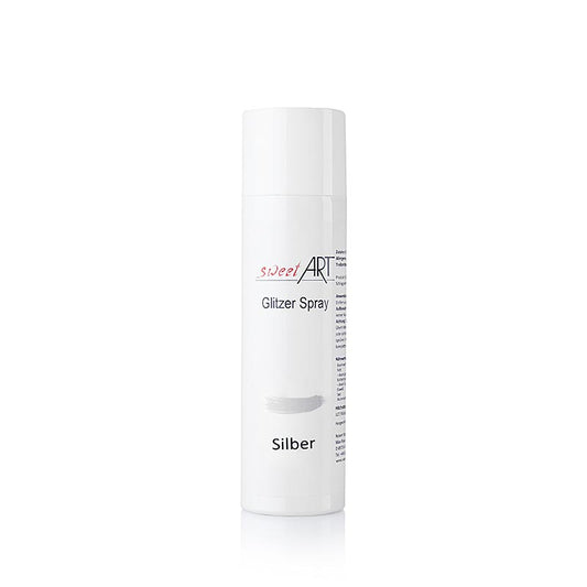 Spray glitterato, argento lucido, Sweet Art, 250 ml