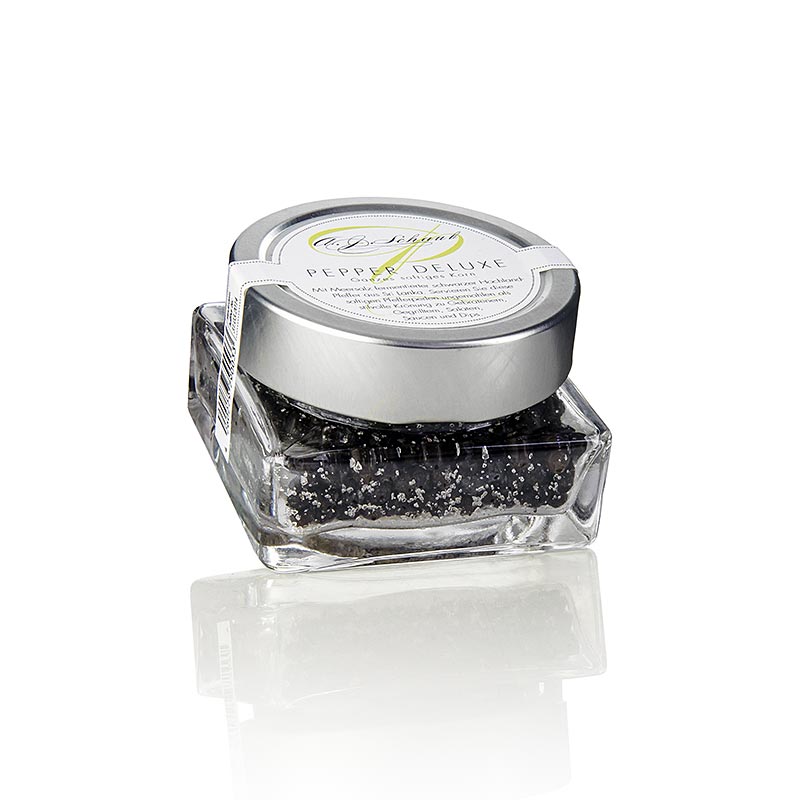 Poivre noir, fermenté au sel marin, en grains, PEPPER DELUXE, 80 g