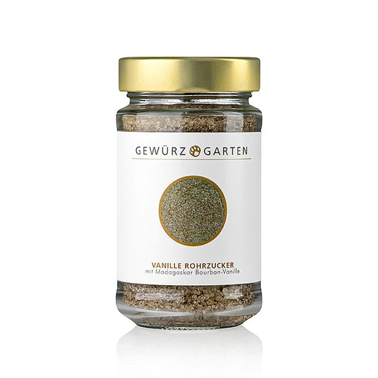 Gewürzgarten Zucchero di canna alla vaniglia, con vaniglia del Madagascar, 200 g