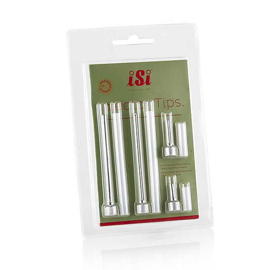 iSi - Fülltüllen-Aufsatz, je 1 Nadel ø 3+5mm, 2+9cm lang, zum Befüllen, 4 tlg.