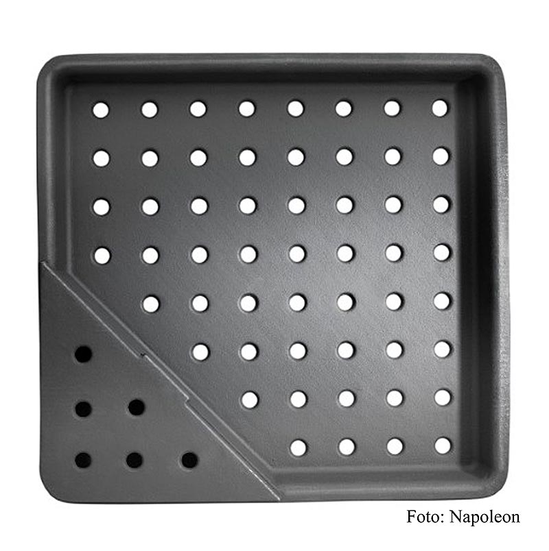 Accessoires pour barbecue Napoléon - Insert à charbon de bois et fumoir, fonte, 1 pc